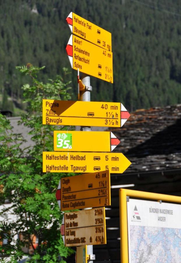 Hotel Fravi Andeer Exteriör bild